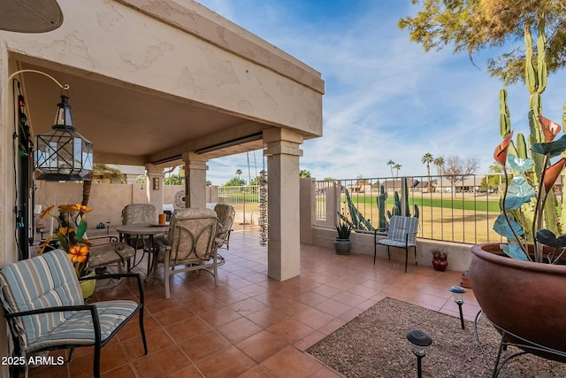 view of patio