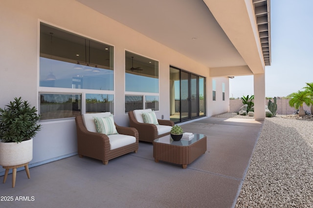 13930 E Barwick Dr, Scottsdale, AZ 85262 - view of patio / terrace with fence