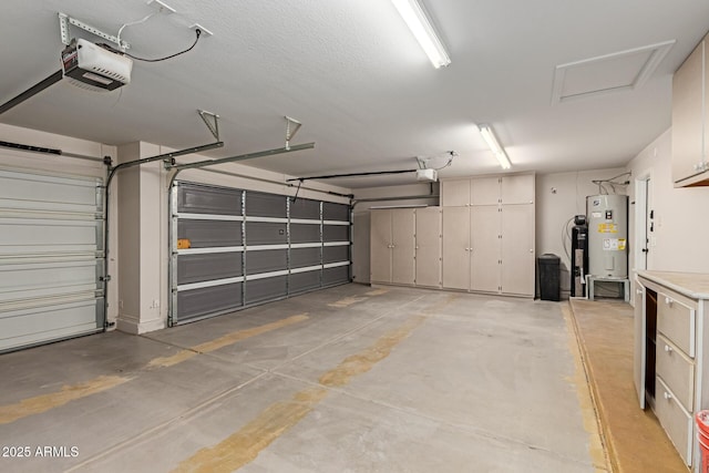 2189 E Ranch Ct, Gilbert, AZ 85296 - garage with a garage door opener and electric water heater
