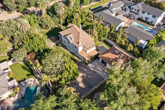 7252 N Central Ave, Phoenix, AZ 85020 - aerial view of property's location featuring nearby suburban area