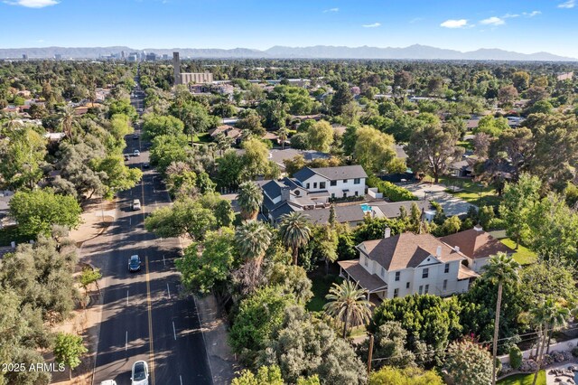 7252 N Central Ave, Phoenix, AZ 85020 - drone / aerial view of a mountain backdrop