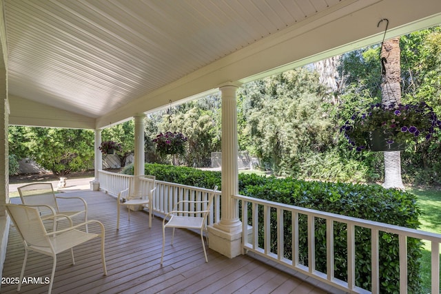 7252 N Central Ave, Phoenix, AZ 85020 - wooden deck featuring a porch