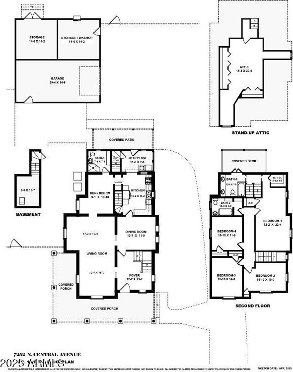 7252 N Central Ave, Phoenix, AZ 85020 - room layout