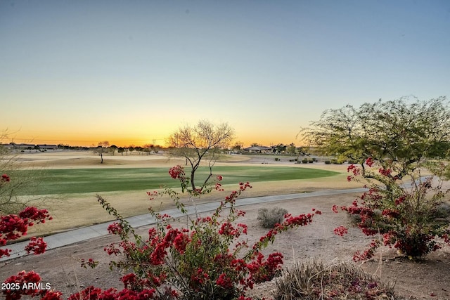 surrounding community featuring a yard