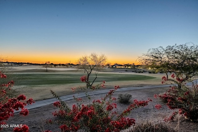 surrounding community featuring a yard