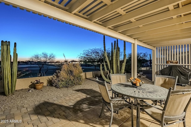 view of patio / terrace featuring area for grilling