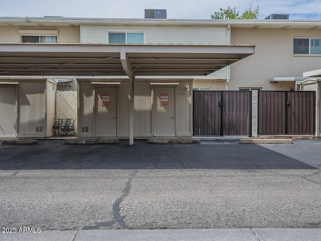 gate with fence