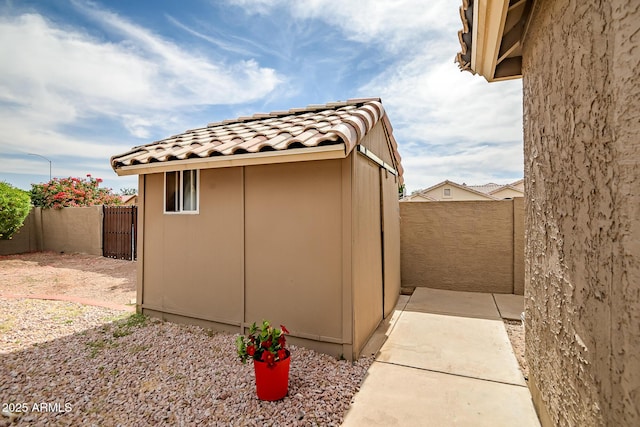 2405 E Lynwood Cir, Mesa, AZ 85213 - view of shed with a fenced backyard