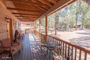 3458 N Meadow Dr, Pine, AZ 85544 - view of deck