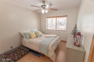3458 N Meadow Dr, Pine, AZ 85544 - bedroom featuring ceiling fan