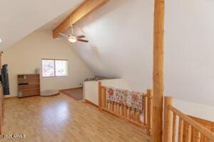 3458 N Meadow Dr, Pine, AZ 85544 - bonus room with a ceiling fan and wood finished floors