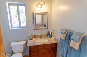 3458 N Meadow Dr, Pine, AZ 85544 - bathroom with vanity and toilet