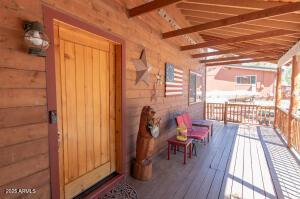 3458 N Meadow Dr, Pine, AZ 85544 - view of wooden deck