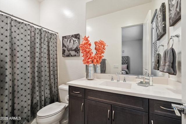 23060 E Sonoqui Blvd, Queen Creek, AZ 85142 - full bath with vanity and curtained shower