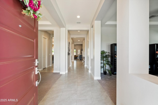 23060 E Sonoqui Blvd, Queen Creek, AZ 85142 - entrance foyer with light tile patterned floors and recessed lighting
