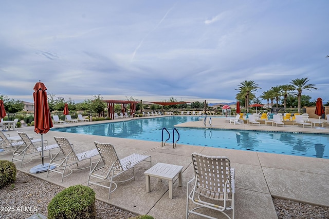 23060 E Sonoqui Blvd, Queen Creek, AZ 85142 - community pool featuring a patio