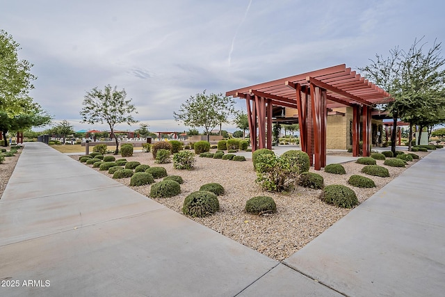 23060 E Sonoqui Blvd, Queen Creek, AZ 85142 - view of home's community featuring a pergola