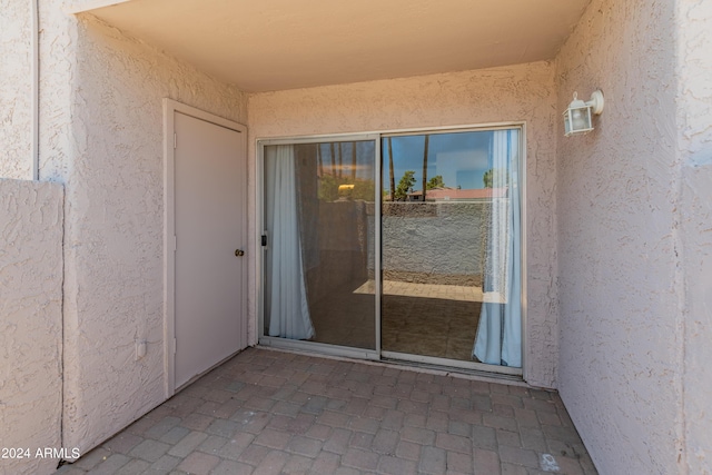 view of entrance to property