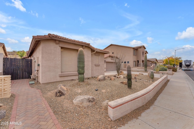 view of front of home