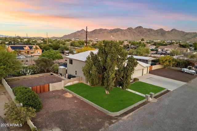 19428 E Hunt Hwy, Queen Creek, AZ 85142 - exterior space with a residential view and a mountain view
