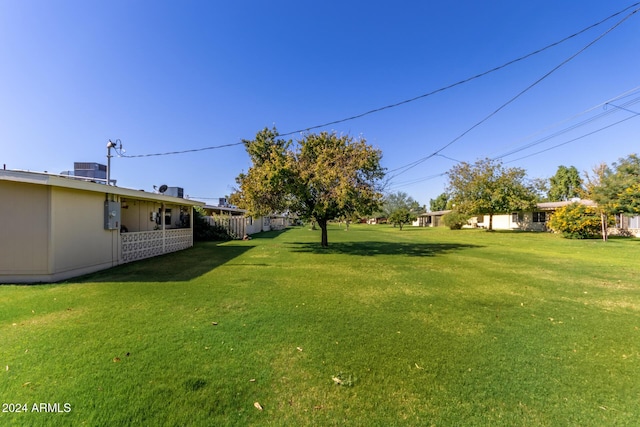 view of yard