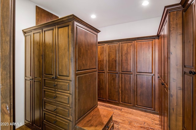 interior space featuring light hardwood / wood-style floors