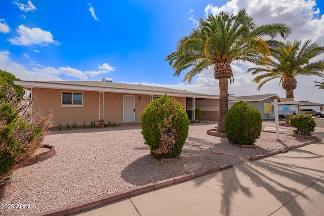 view of ranch-style house