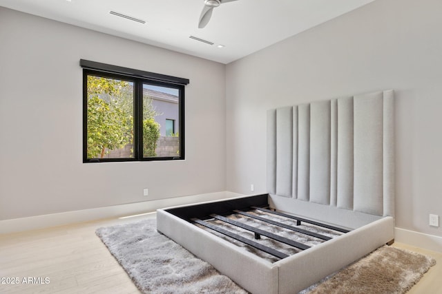 6908 E Cactus Wren Rd, Paradise Valley, AZ 85253 - bedroom featuring wood finished floors and a ceiling fan