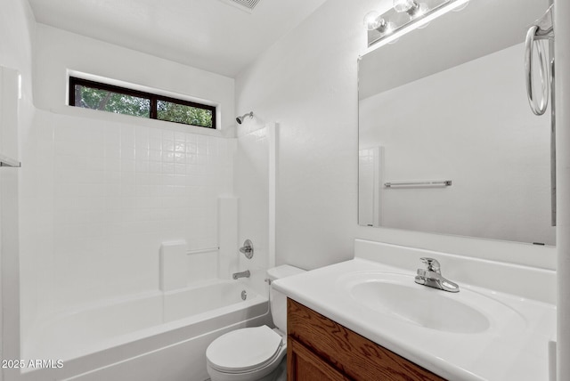 4404 W Ellis St, Laveen, AZ 85339 - bathroom featuring toilet, vanity, and bathing tub / shower combination