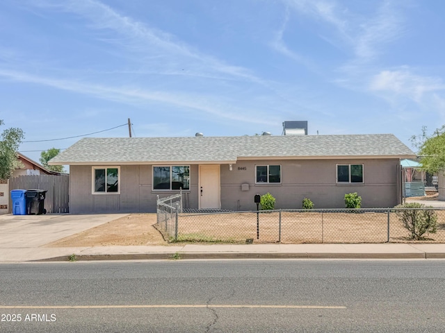 8445 S 7th Ave, Phoenix, AZ 85041 - single story home featuring a fenced front yard