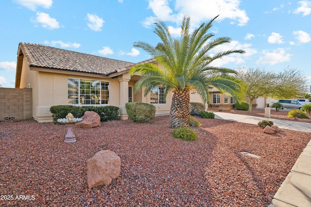 view of ranch-style house