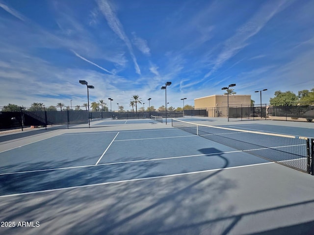 view of sport court featuring basketball court