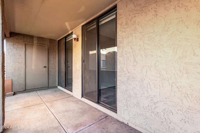 exterior space with a patio