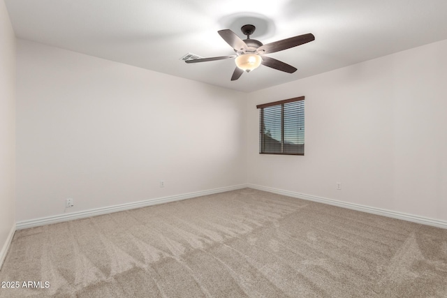 46065 W Meadows Ln, Maricopa, AZ 85139 - carpeted spare room with baseboards and ceiling fan