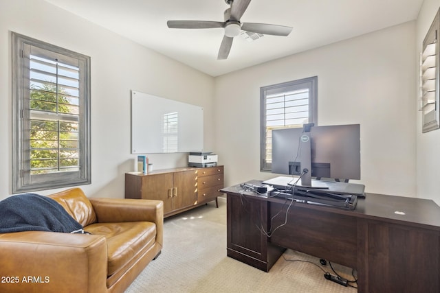 1941 W Yellowstone Way, Chandler, AZ 85248 - office space with light carpet and a ceiling fan