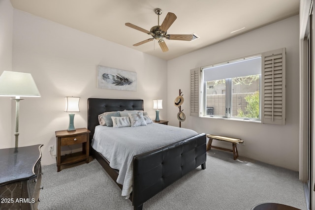 14007 E Lupine Ave, Scottsdale, AZ 85259 - carpeted bedroom featuring a ceiling fan