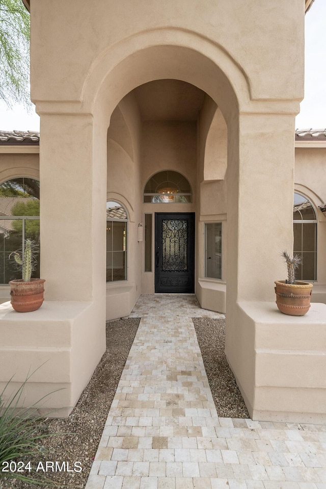 view of property entrance