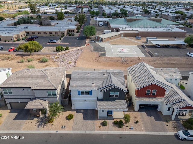 bird's eye view featuring a residential view