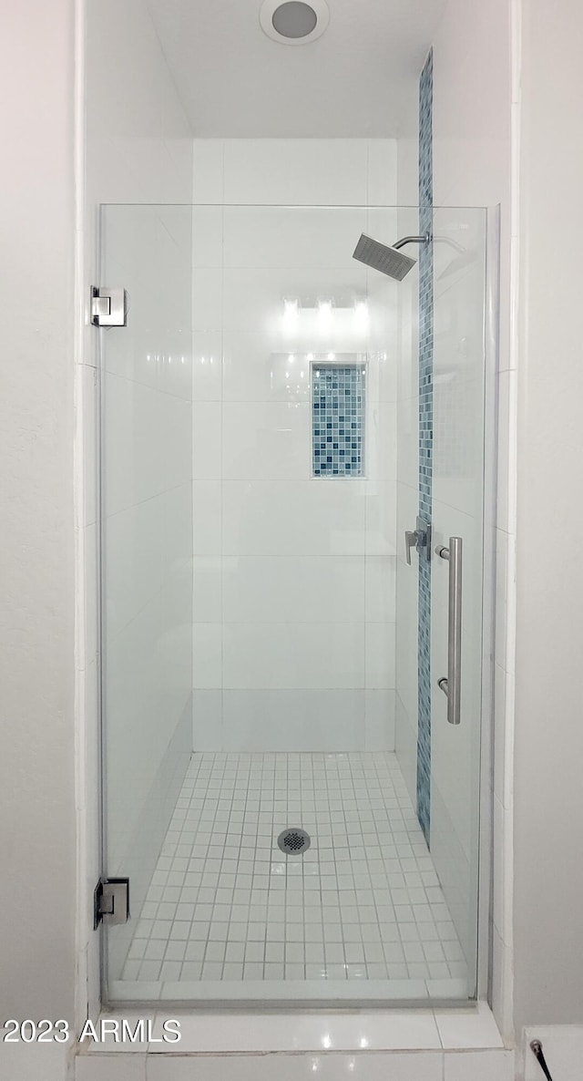 bathroom with walk in shower