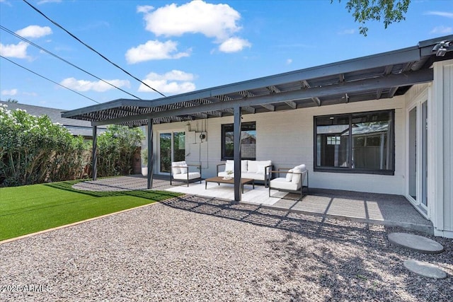 6908 E Windsor Ave, Scottsdale, AZ 85257 - rear view of house featuring a patio area and an outdoor hangout area