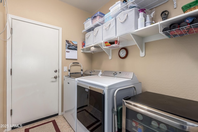 5735 S Cloverdale Ln, Gilbert, AZ 85298 - washroom featuring separate washer and dryer