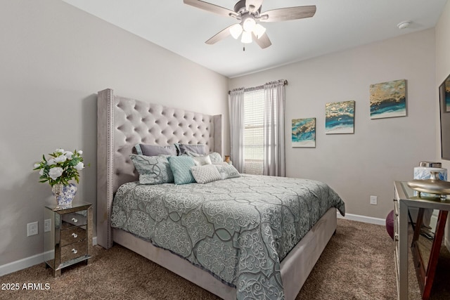 4108 N 304th Ln, Buckeye, AZ 85396 - carpeted bedroom featuring baseboards and a ceiling fan