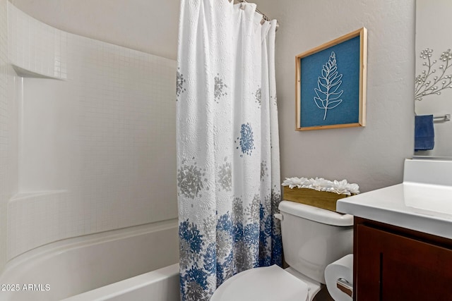 4108 N 304th Ln, Buckeye, AZ 85396 - full bathroom featuring vanity and shower / tub combo with curtain