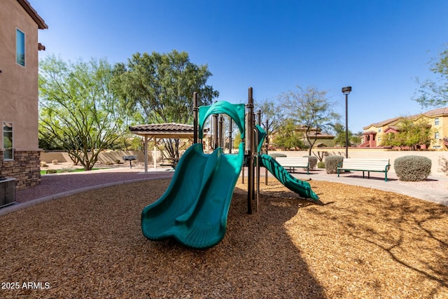 view of communal playground