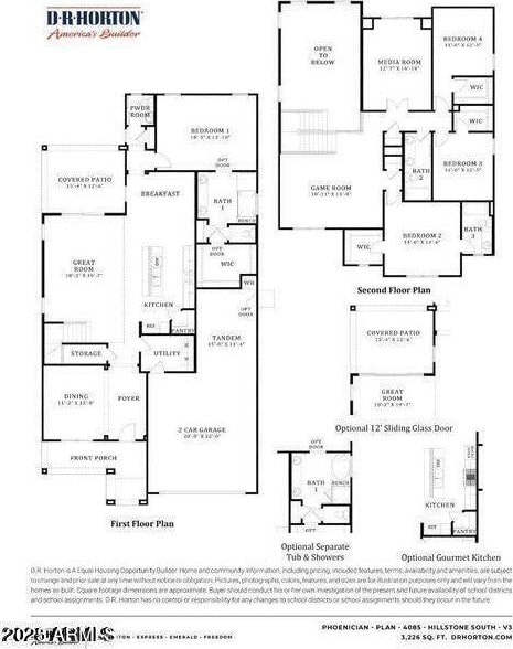 18309 N Crestview Ln, Maricopa, AZ 85138 - floor plan / room layout