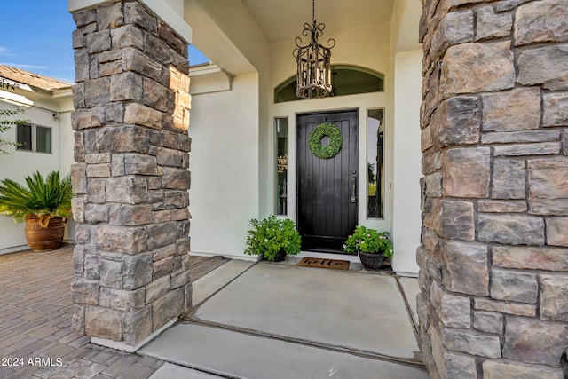 view of entrance to property