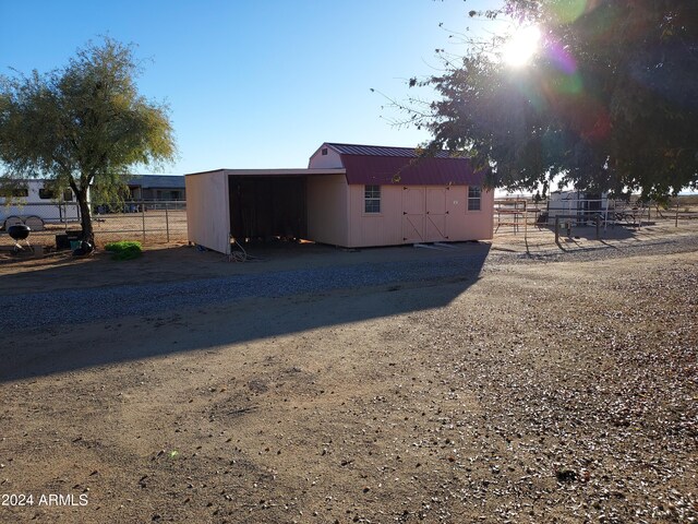 view of shed / structure