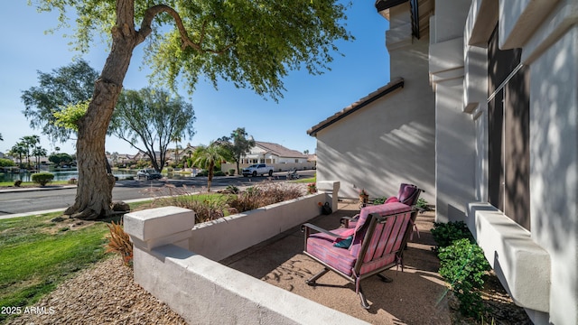 3411 S Vine St, Chandler, AZ 85248 - view of patio / terrace with a residential view