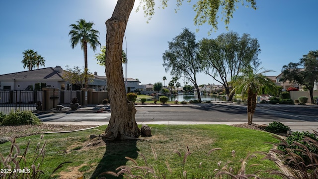 3411 S Vine St, Chandler, AZ 85248 - view of street with a water view, a residential view, and sidewalks