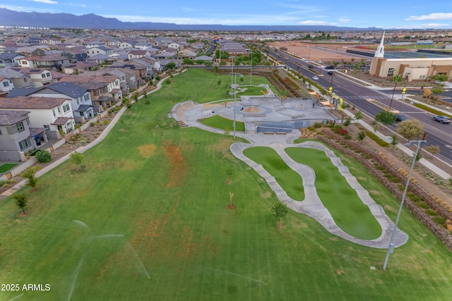10650 E Palladium Dr, Mesa, AZ 85212 - aerial view of property and surrounding area featuring nearby suburban area and mountains